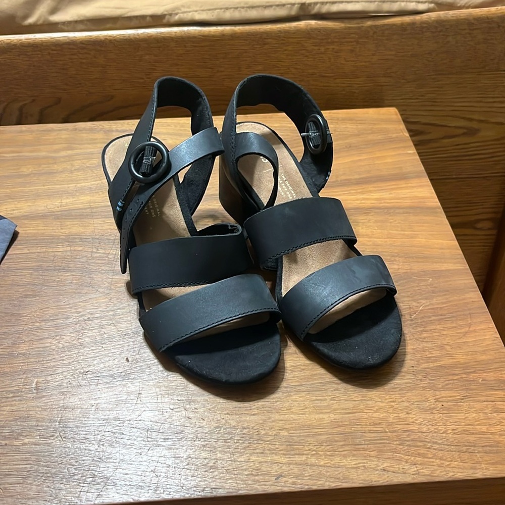 Black Toms Strappy Sandals